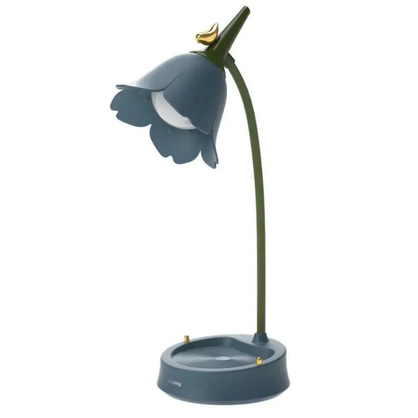 Blue Flower Desk Lamp