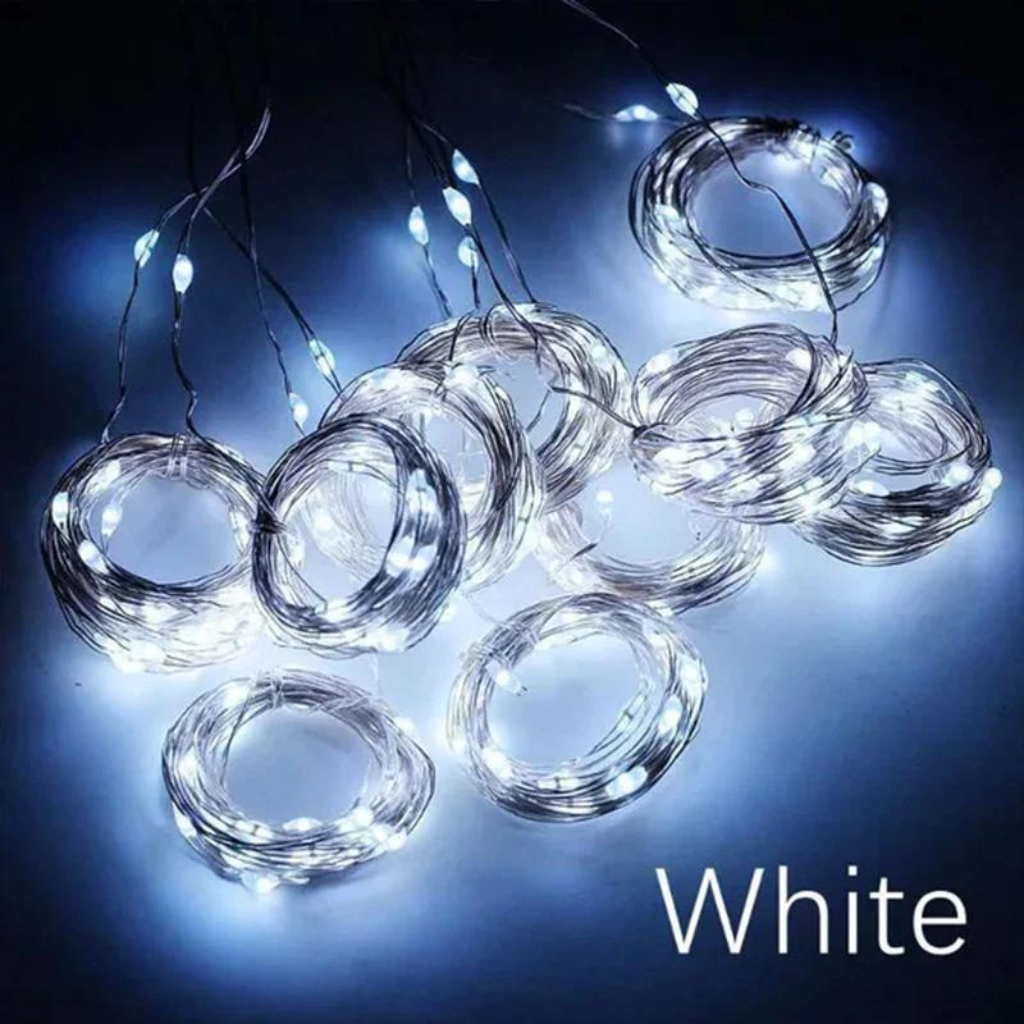 Fairy Curtain String Lights in white