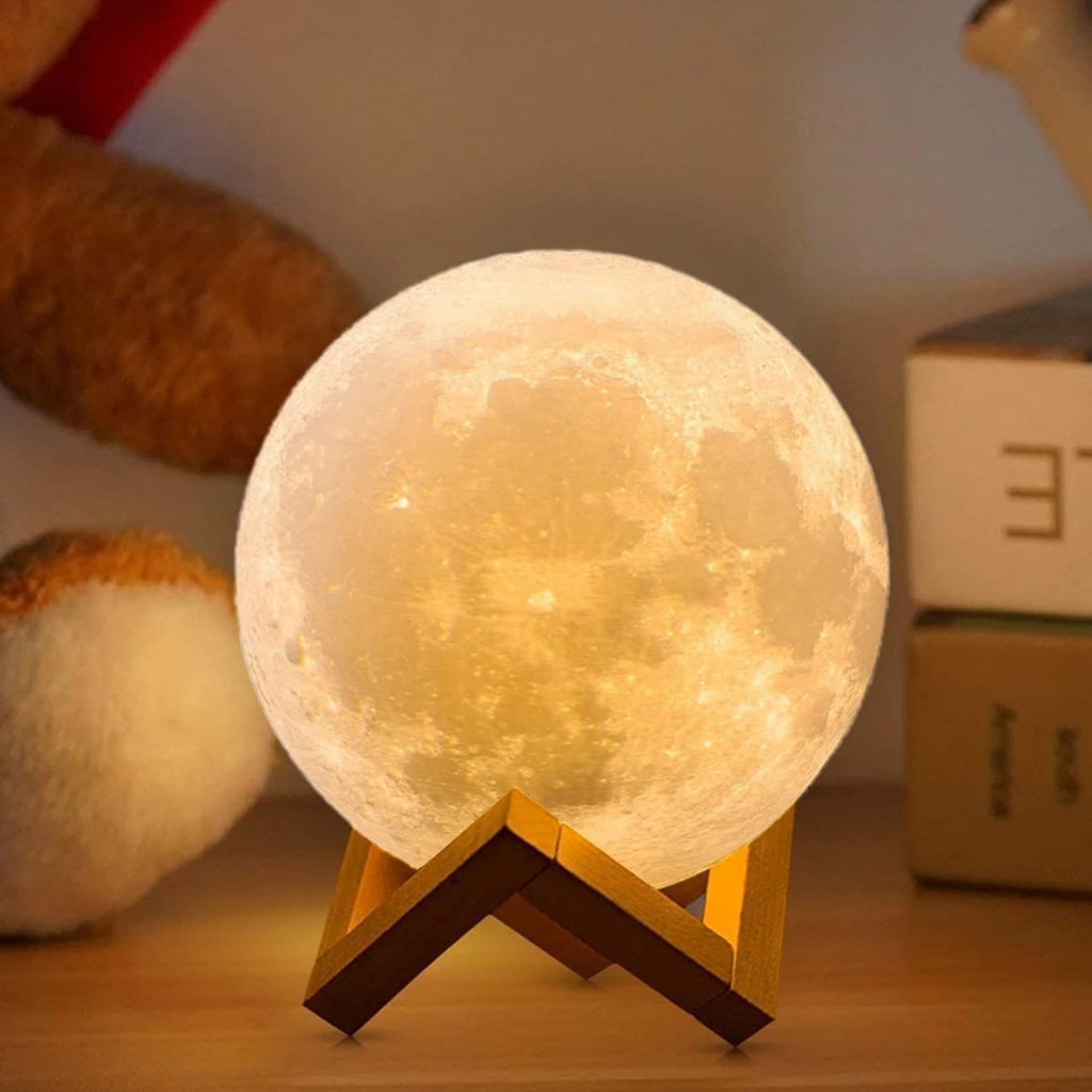 Moon Lamp on table