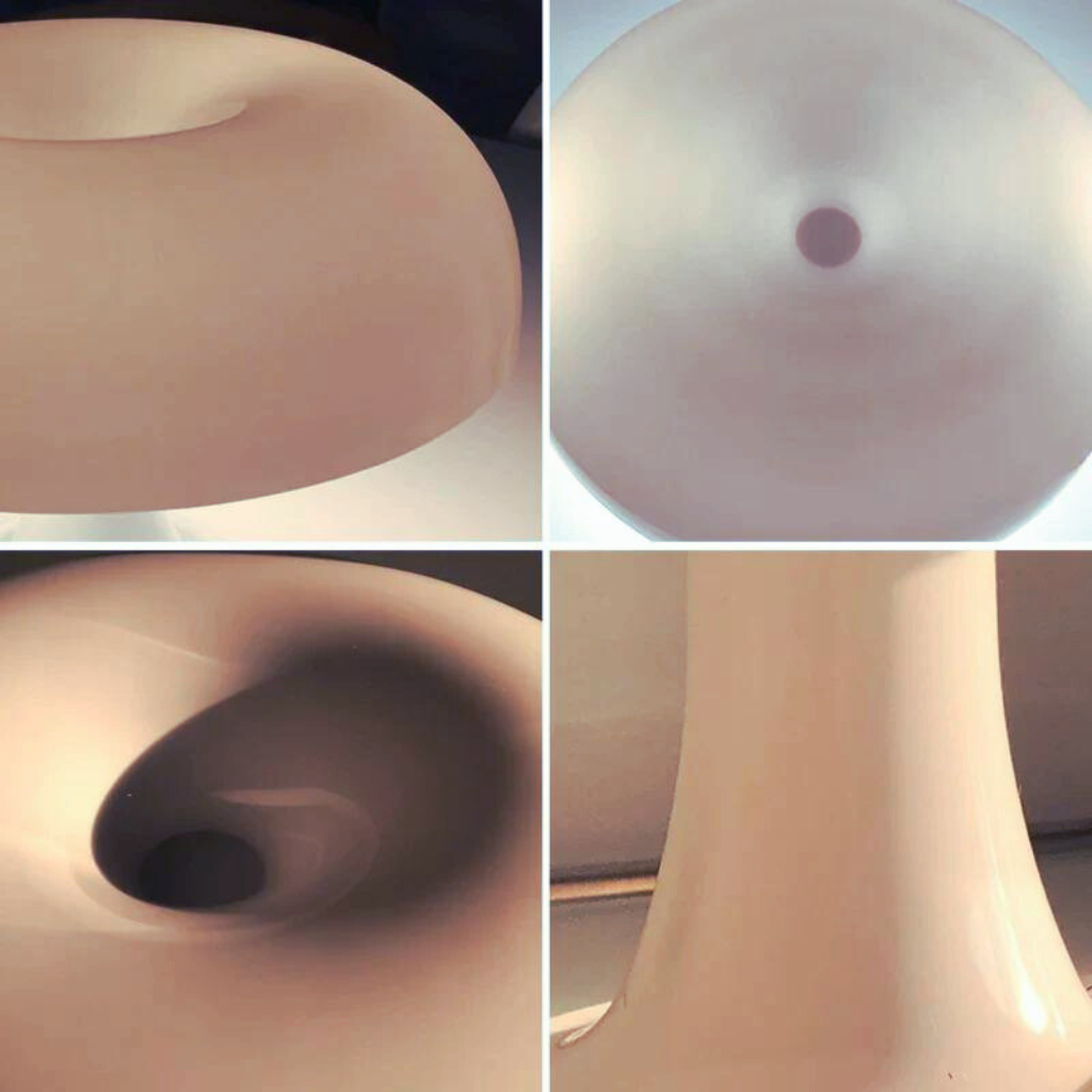 details of mushroom lamp