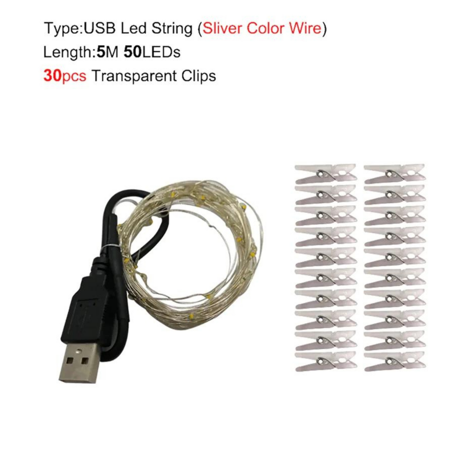 Photo Clip String Lights