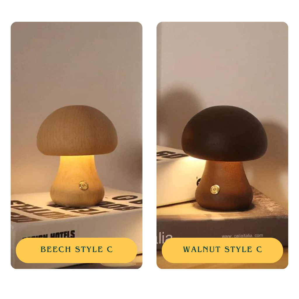 Mushroom Bedside Table Lamp