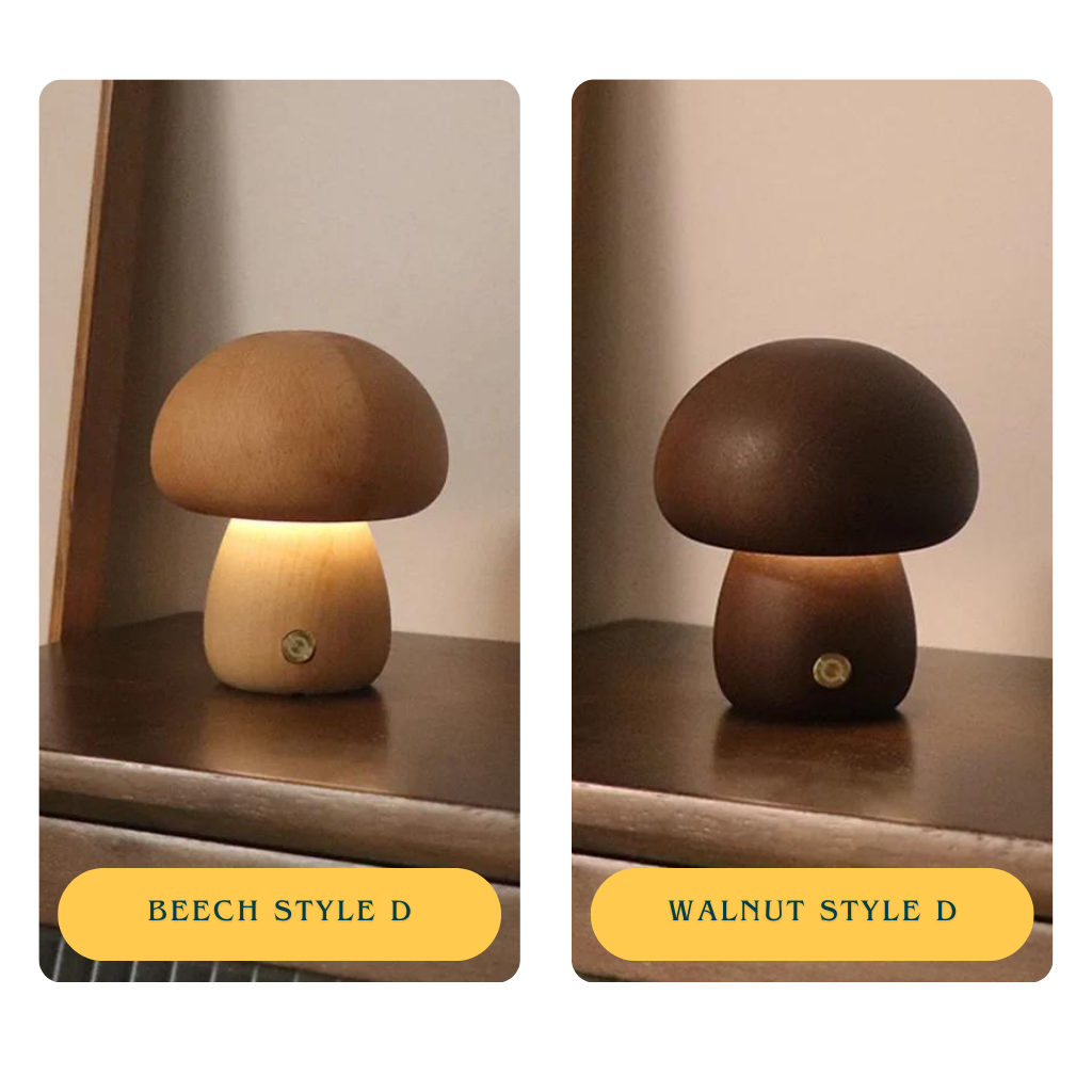 Mushroom Bedside Table Lamp