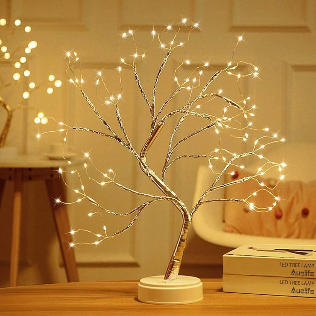 Twinkling fairy light tree