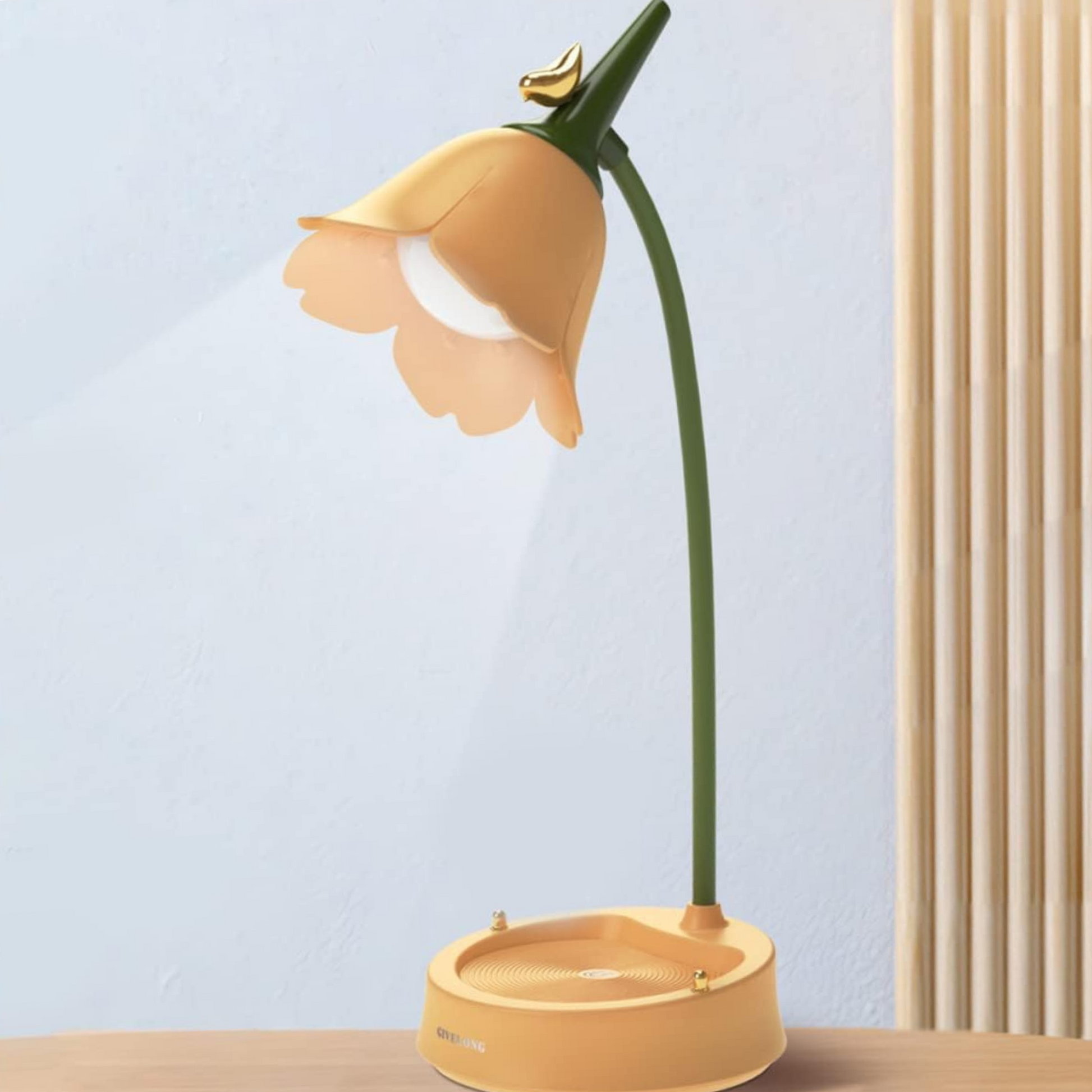 Yellow Flower Desk Lamp