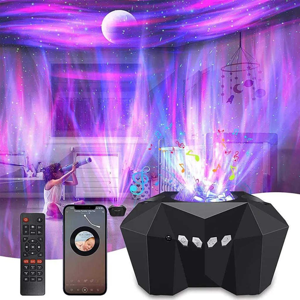 Star Lights & Galaxy Projector in kids room