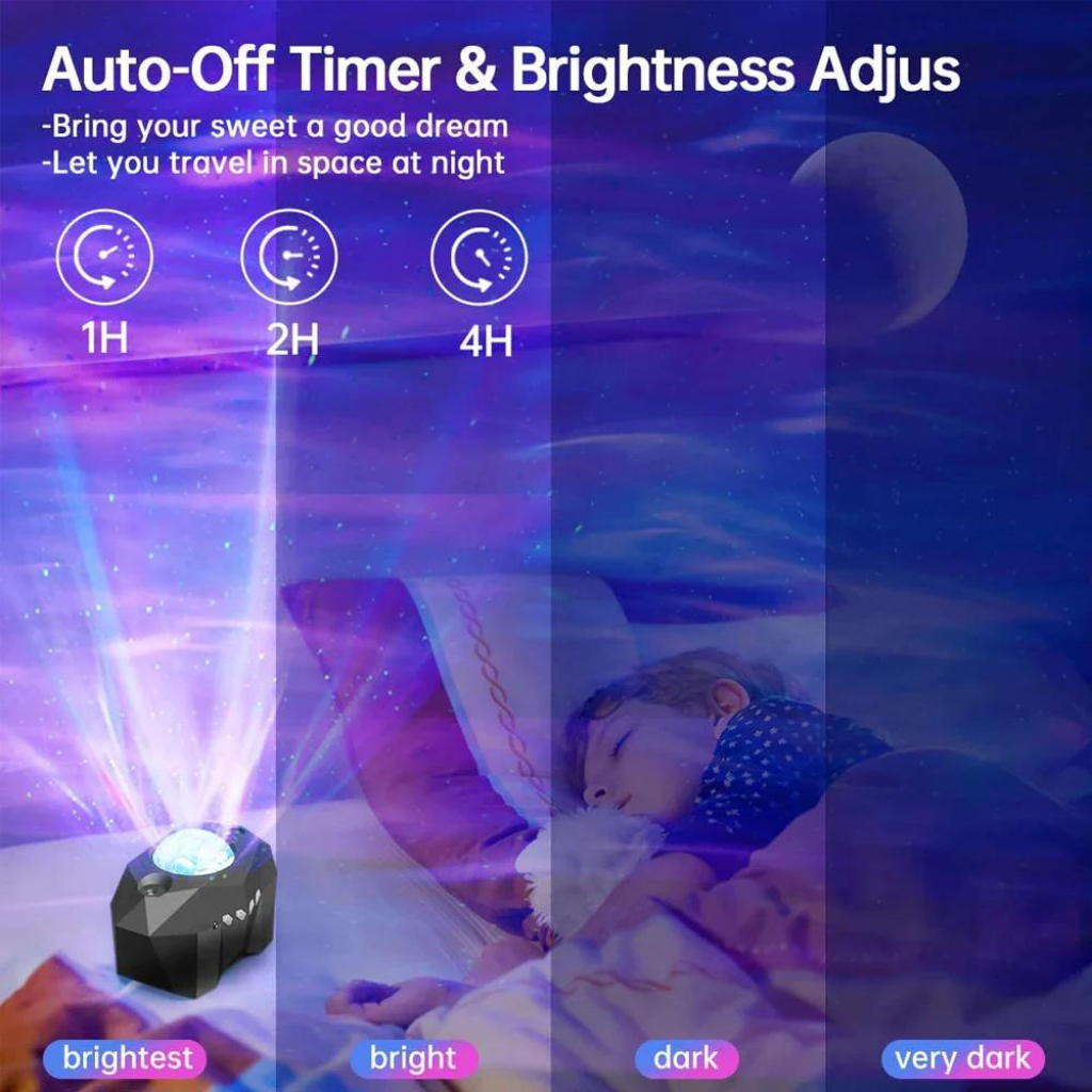 Star Lights & Galaxy Projector auto brightness