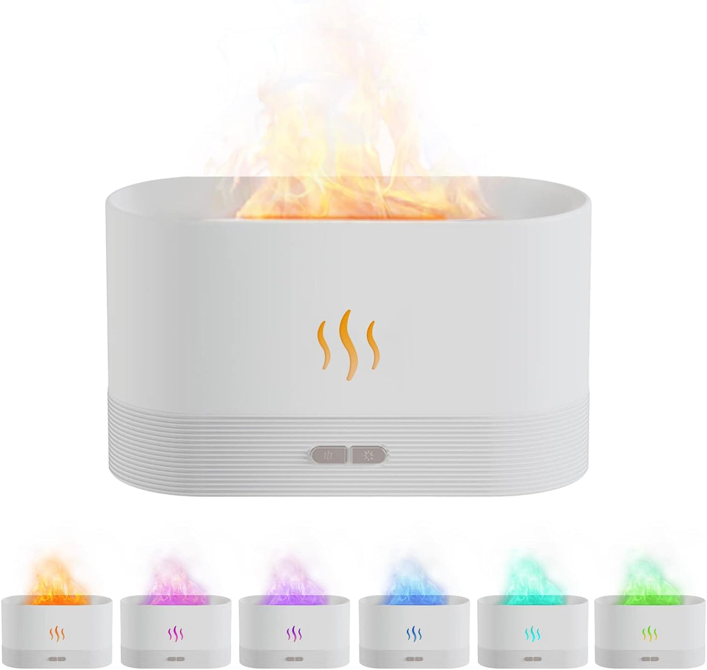 White aroma diffusor with different colors 