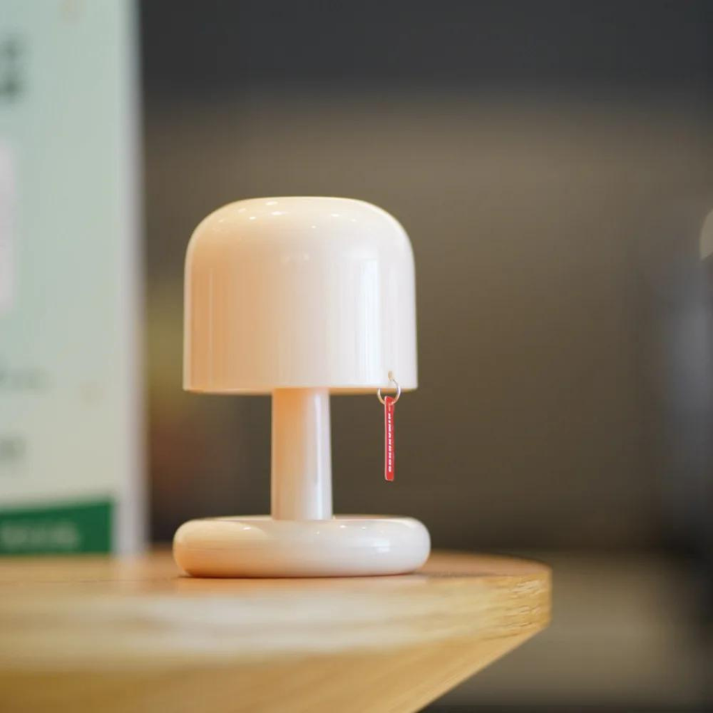 Mini mushroom desk lamp