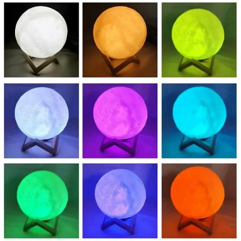 Moon Lamp in different colors