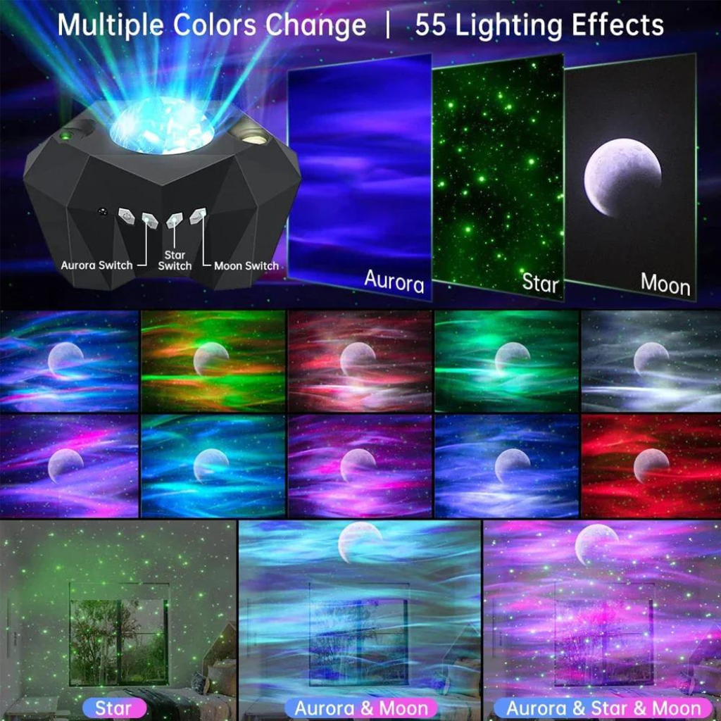 Star Lights & Galaxy Projector multiple colors