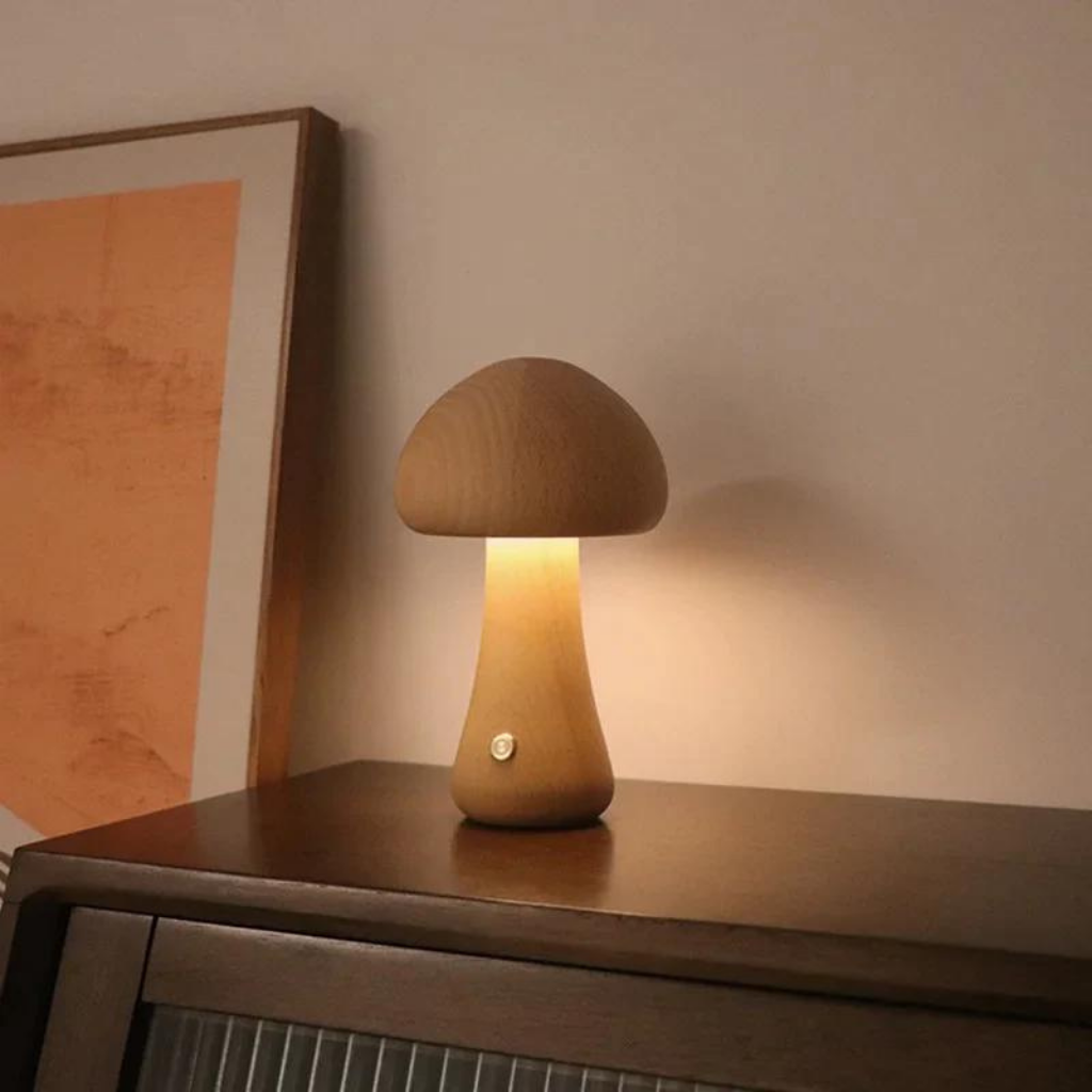 Mushroom Bedside Table Lamp