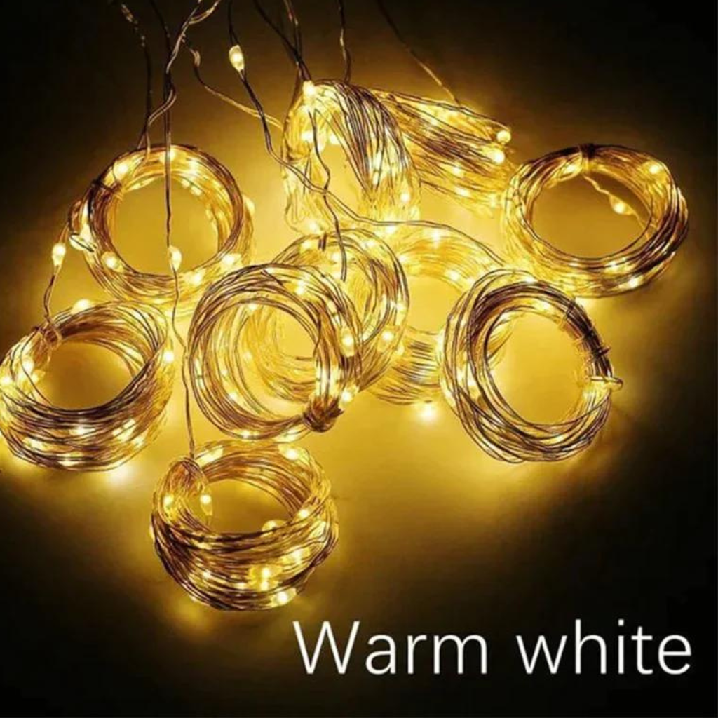 Fairy Curtain String Lights in warm white