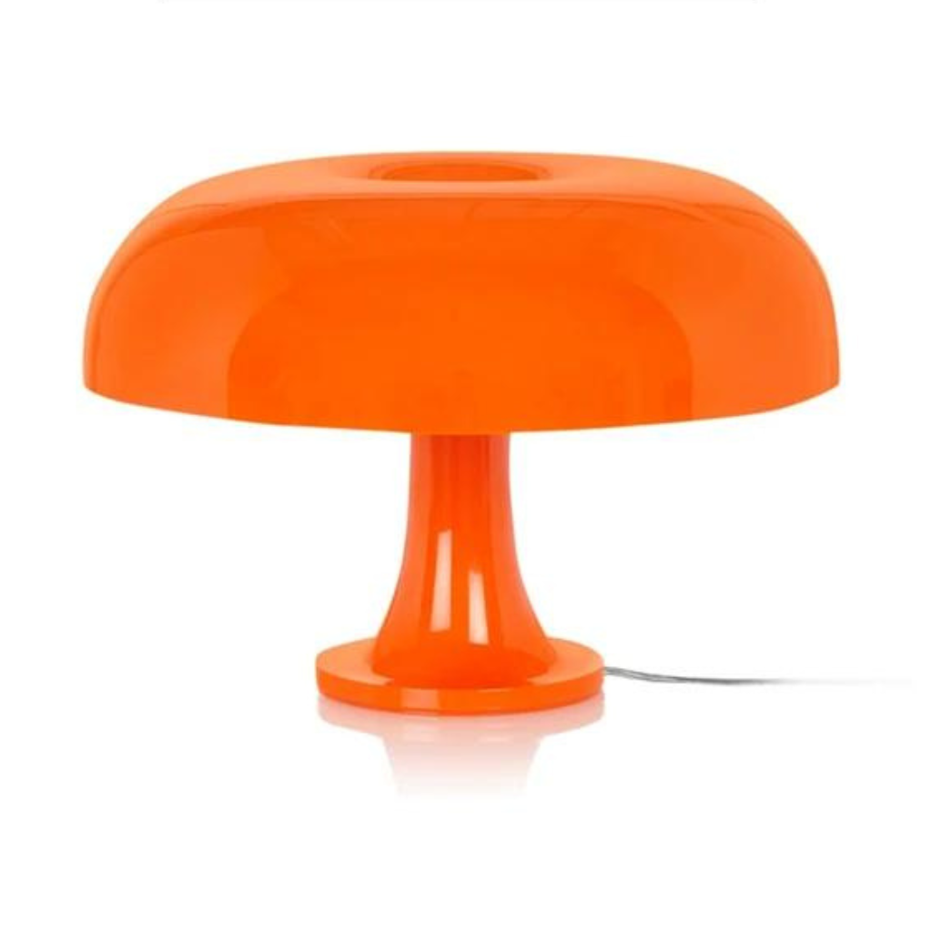 orange Modern Mushroom Lamp