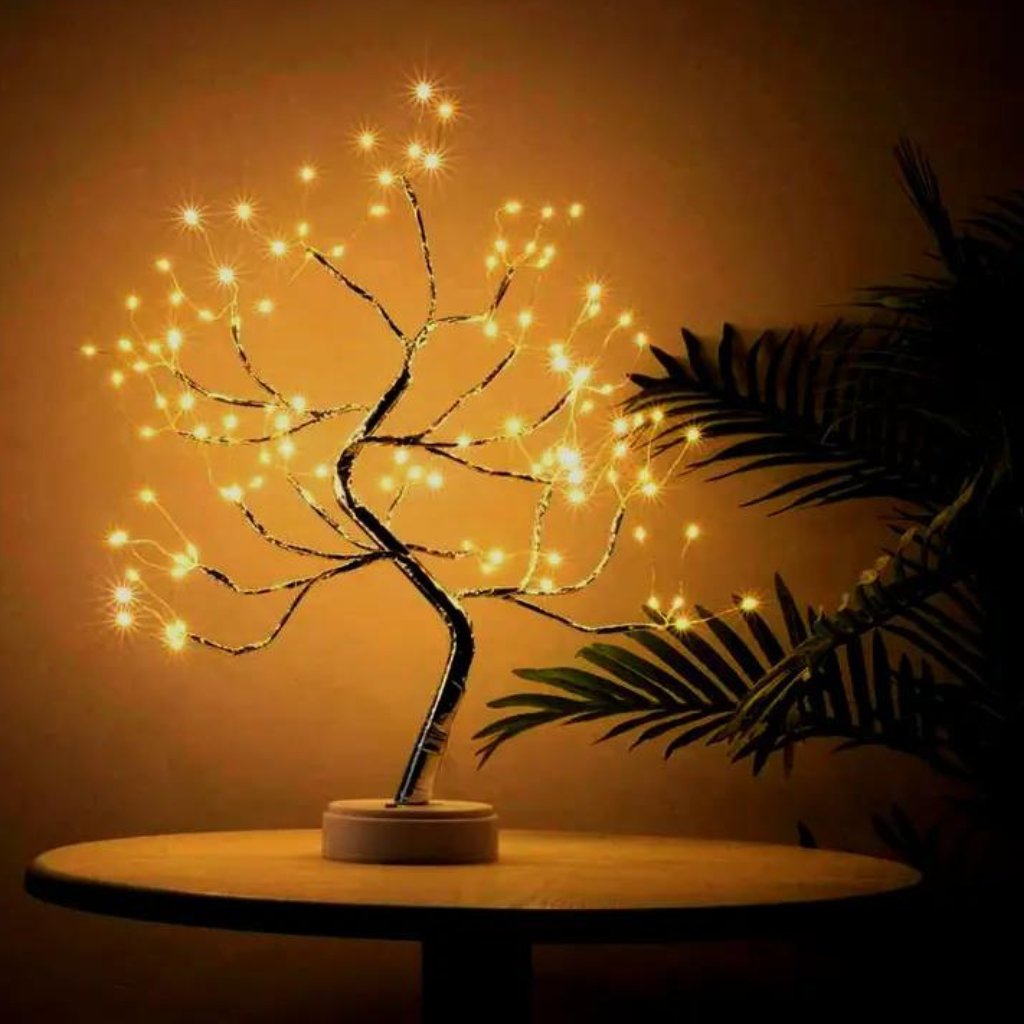 Copper Fairy Light Tree