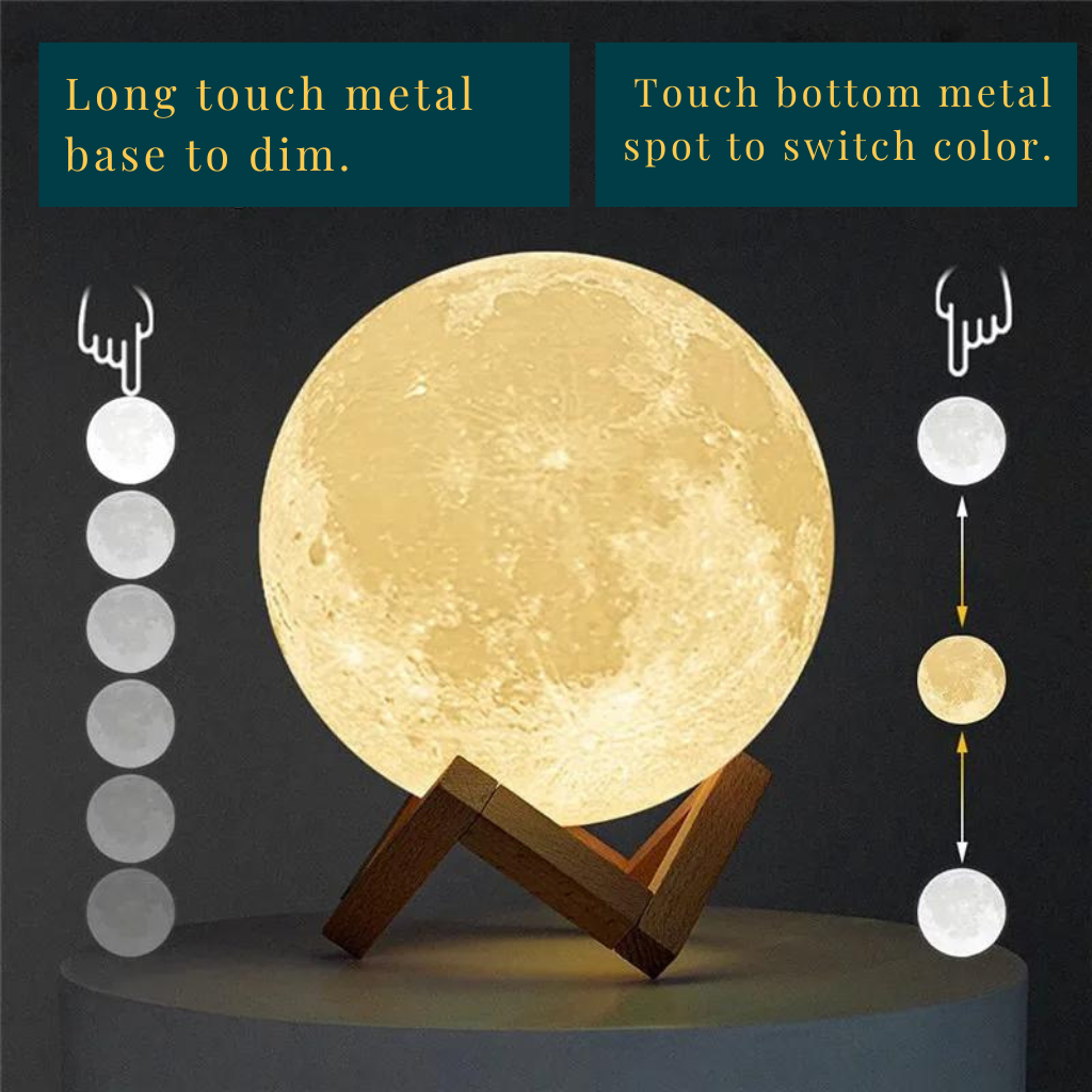 Moon Lamp how to use the dimmer