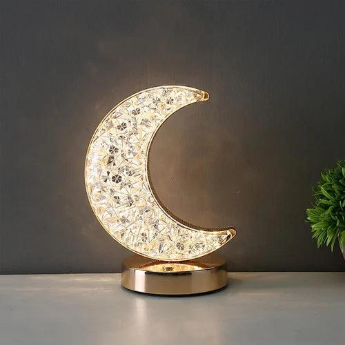 Crescent Moon night light on a desk